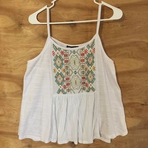 Cable & Gauge Women's Large white tank top